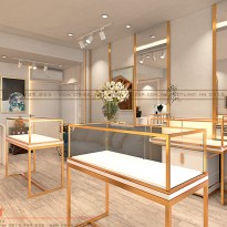 Mẫu thiết kế tiệm vàng bạc Sen hiện đại – Đồng Nai